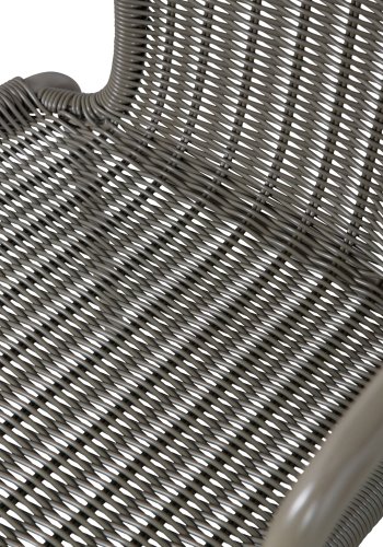 WOOOD EKSKLUSIV Weston hagestol, m. armlener, stablebar - jungel polyrattan og metall