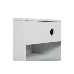 Nancy vghngt natbord, m. 1 skuffe og 1 rum - tgegr/mist MDF (34x30)