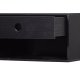 WOOOD Nancy vegghengt nattbord, m. 1 skuff og 1 rom - svart MDF (34x30)