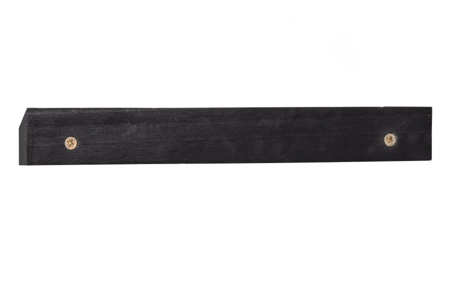 WOOOD Nancy vegghengt nattbord, m. 1 skuff og 1 rom - svart MDF (34x30)
