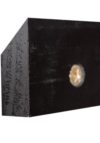 WOOOD Nancy vegghengt nattbord, m. 1 skuff og 1 rom - svart MDF (34x30)