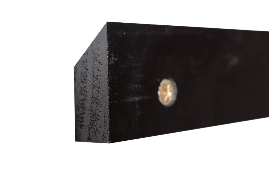 WOOOD Nancy vegghengt nattbord, m. 1 skuff og 1 rom - svart MDF (34x30)