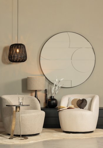 TRE EKSKLUSIV Serra svingstol - ekte polyester