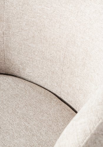 WOOOD EKSKLUSIV Serra svingstol - off-white polyester