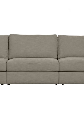 VTWONEN Family 2,5 seter sofa, avrundet venstre - varm gr polyester