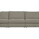 VTWONEN Family 2,5 seter sofa, avrundet venstre - varm gr polyester