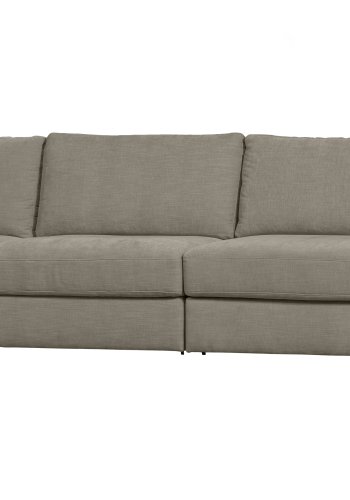 VTWONEN Family 2,5 seter sofa, avrundet venstre - varm gr polyester