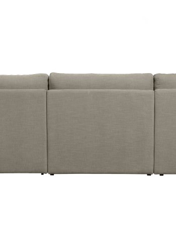 VTWONEN Family 2,5 seter sofa, avrundet venstre - varm gr polyester