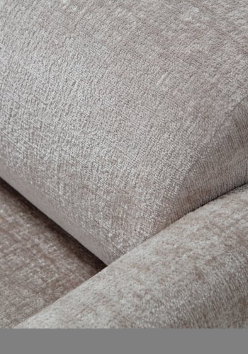 WOOOD EKSKLUSIV Lenny lenestol, med armlener - sand grov tekstur flyels polyester