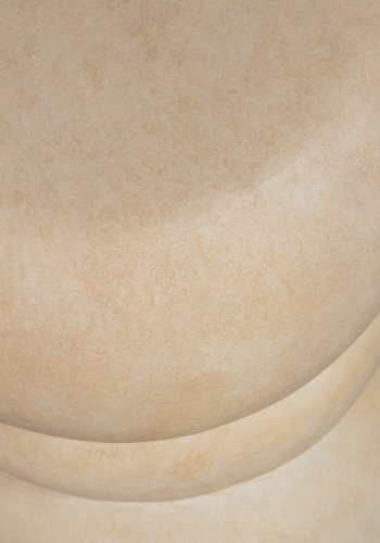 TRE EKSKLUSIVT Yvo sidebord, kologisk - gr/sandfiber leire (37x35)