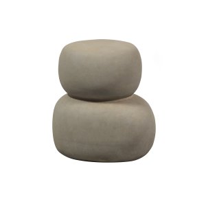 TRÄ EXKLUSIVT Oda sidobord, ekologiskt - grön/gr fiberlera (41x35)