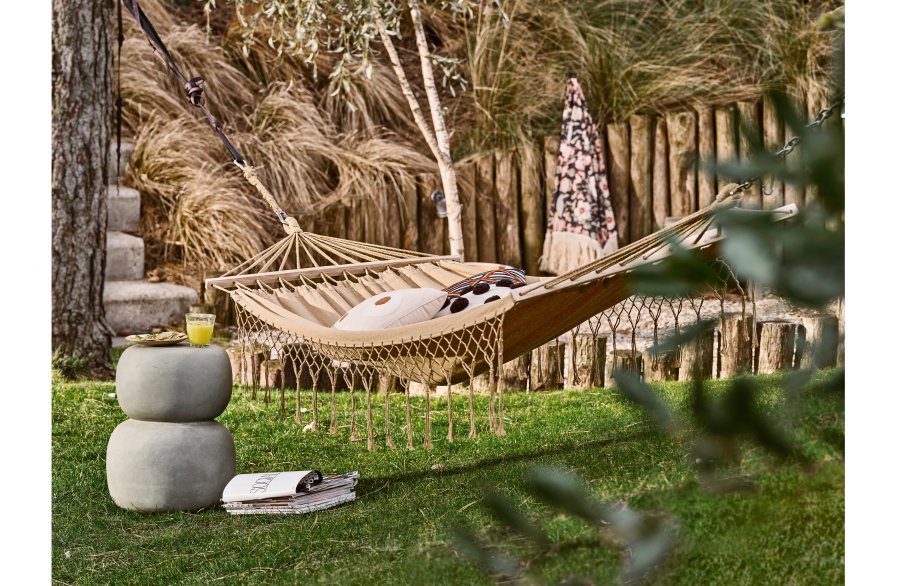 TRE EKSKLUSIVT Oda sidebord, kologisk - grnn/gr fiberleire (41x35)