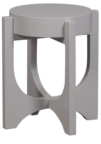 VTWONEN Hold Up sidebord, rundt - varmt grtt mangotre (35)