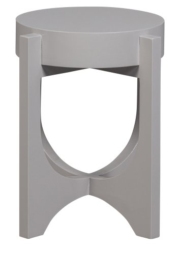 VTWONEN Hold Up sidebord, rundt - varmt grtt mangotre (35)