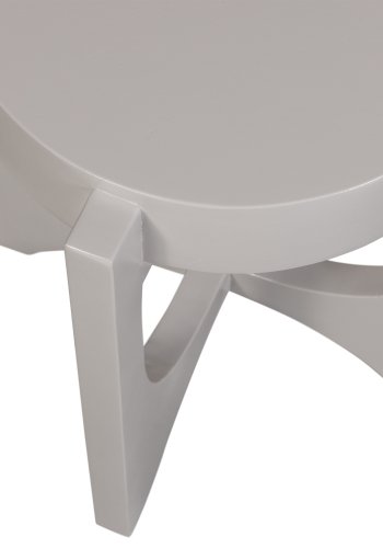 VTWONEN Hold Up sidebord, rundt - varmt grtt mangotre (35)