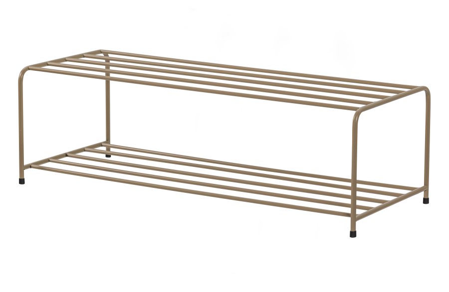 WOOOD Josse skostativ, rektangulrt - army brunt metall (B:80)