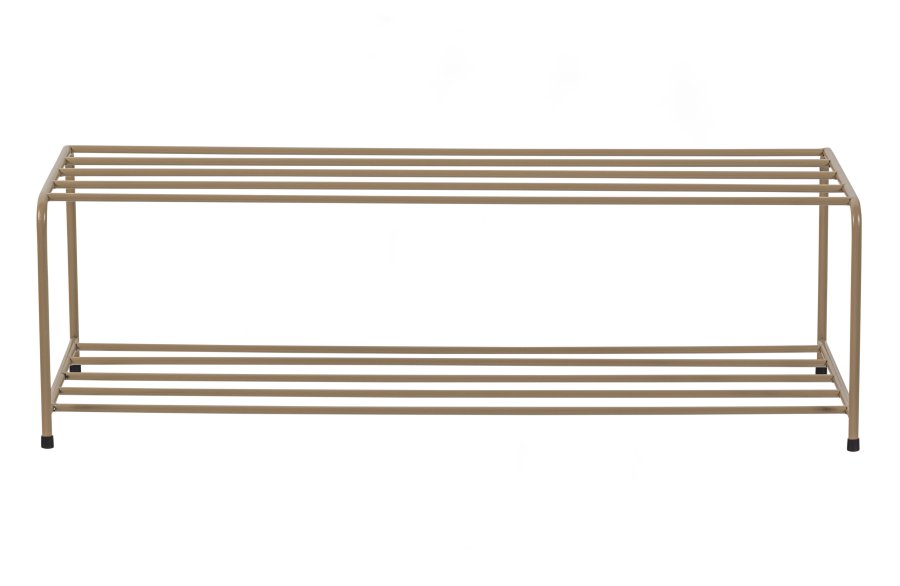 WOOOD Josse skostativ, rektangulrt - army brunt metall (B:80)