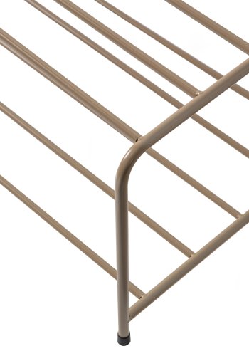 WOOOD Josse skostativ, rektangulrt - army brunt metall (B:80)