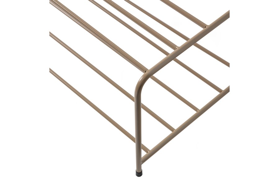 WOOOD Josse skostativ, rektangulrt - army brunt metall (B:80)