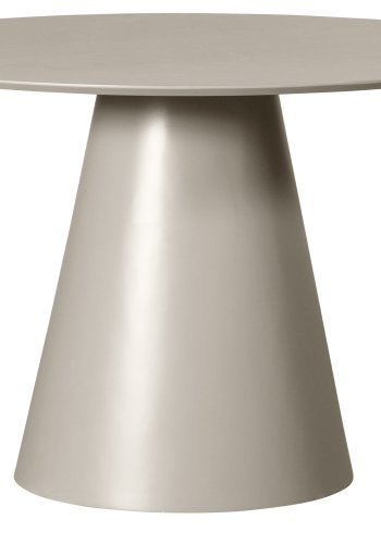 TRE EKSKLUSIVT Jorre spisebord, rundt - antikk beige MDF (120)