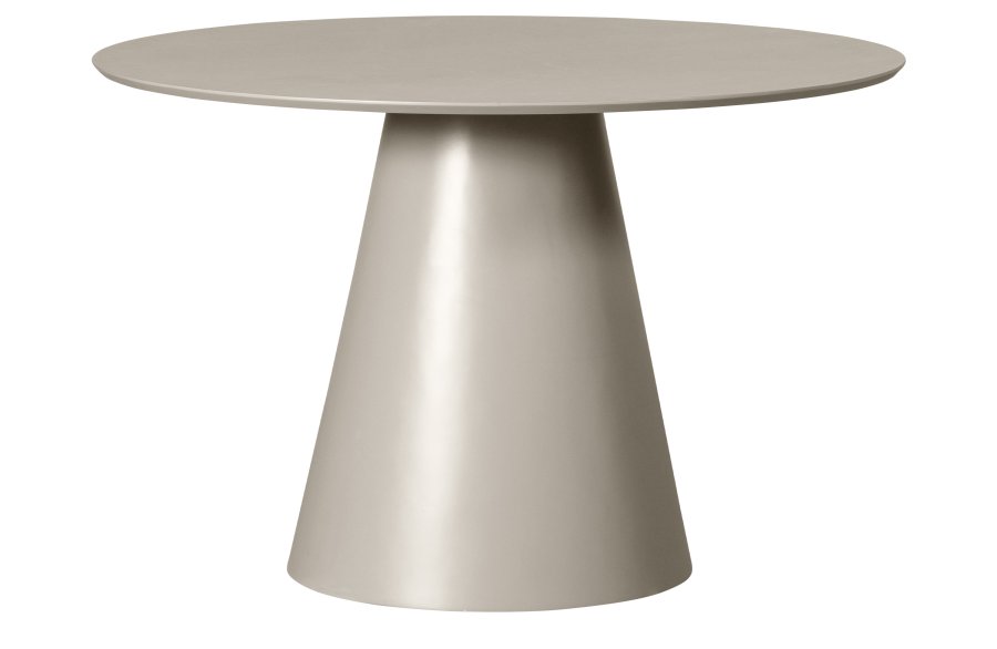 TRE EKSKLUSIVT Jorre spisebord, rundt - antikk beige MDF (120)