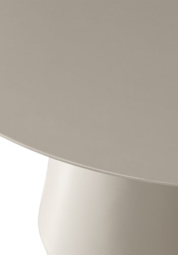 TRE EKSKLUSIVT Jorre spisebord, rundt - antikk beige MDF (120)