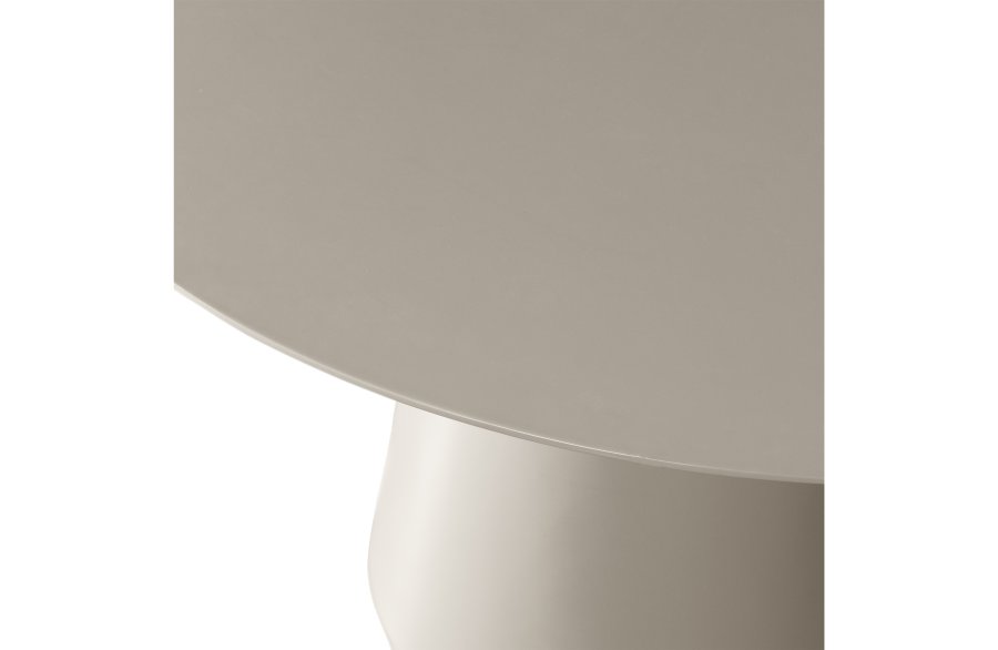 TRE EKSKLUSIVT Jorre spisebord, rundt - antikk beige MDF (120)