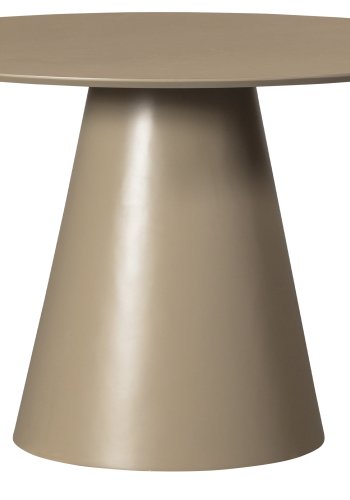 TRE EKSKLUSIVT Jorre spisebord, rundt - army brun MDF (120)