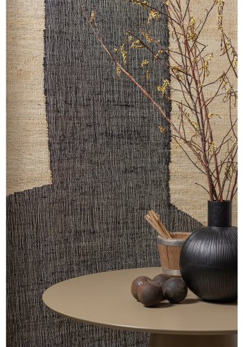 TRE EKSKLUSIVT Jorre spisebord, rundt - army brun MDF (120)