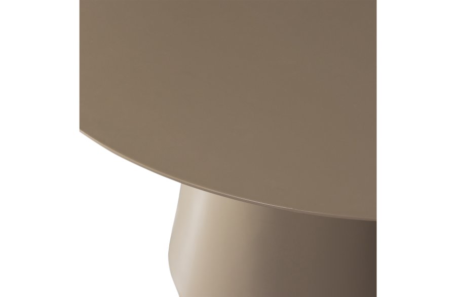 TRE EKSKLUSIVT Jorre spisebord, rundt - army brun MDF (120)