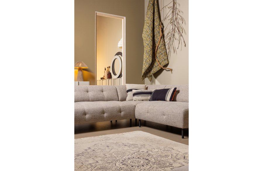 WOOOD Eric teppe, med bohemsk trykk, rektangulrt - flerfarget polyester og bomull (170x240)