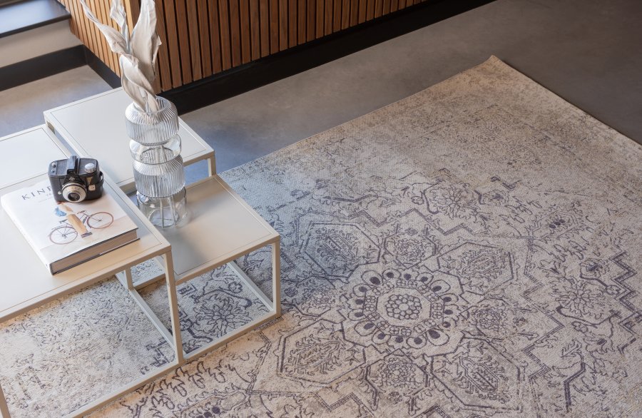 WOOOD Eric teppe, med bohemsk trykk, rektangulrt - flerfarget polyester og bomull (170x240)