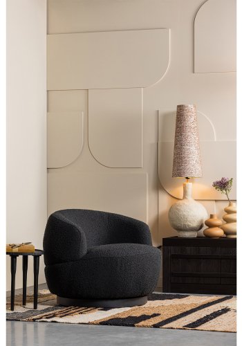 WOOOD Liberalt teppe, rektangulrt - naturlig melange jute og bomull (170x240)