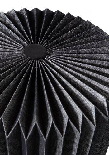 WOOOD Bones bordlampe - svart papir og natur