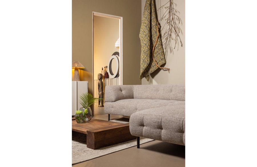 WOOOD EXCLUSIVE Cuno sofabord, lavt - mrkebrun mangotr (70x120)