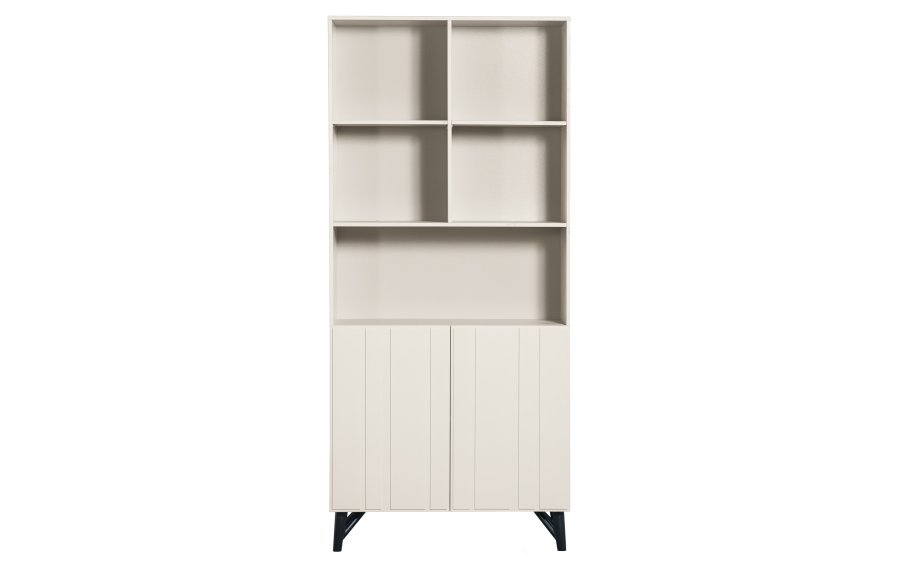 WOOOD EKSKLUSIV Miller skap, m. 2 drer og hyller - dust furu