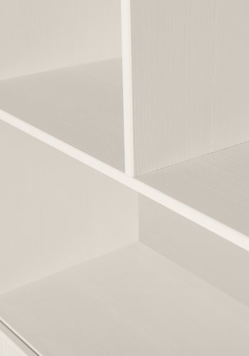 WOOOD EKSKLUSIV Miller skap, m. 2 drer og hyller - dust furu