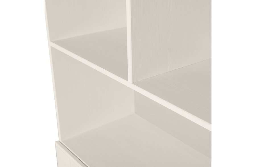 WOOOD EKSKLUSIV Miller skap, m. 2 drer og hyller - dust furu