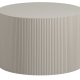 TRE EKSKLUSIVT Sanne sidebord, rundt - antikk beige MDF (60)