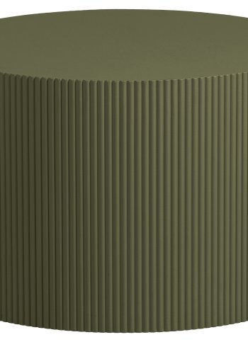 TRE EKSKLUSIVT Sanne sidebord, rundt - armygrnn MDF (60)