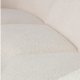 WOOOD EXCLUSIVE Coco sofamodul, 1-sete - krem bouclé polyester