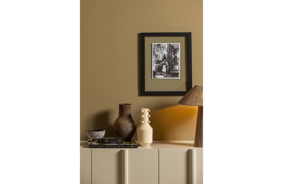 TRE EKSKLUSIV Basu skjenk, m. 3 drer og 2 hyller - dust furu