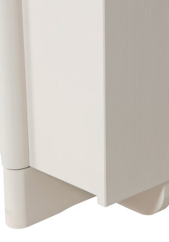 TRE EKSKLUSIV Basu-skap, m. 2 drer, 1 skuff og 5 hyller - dust furu