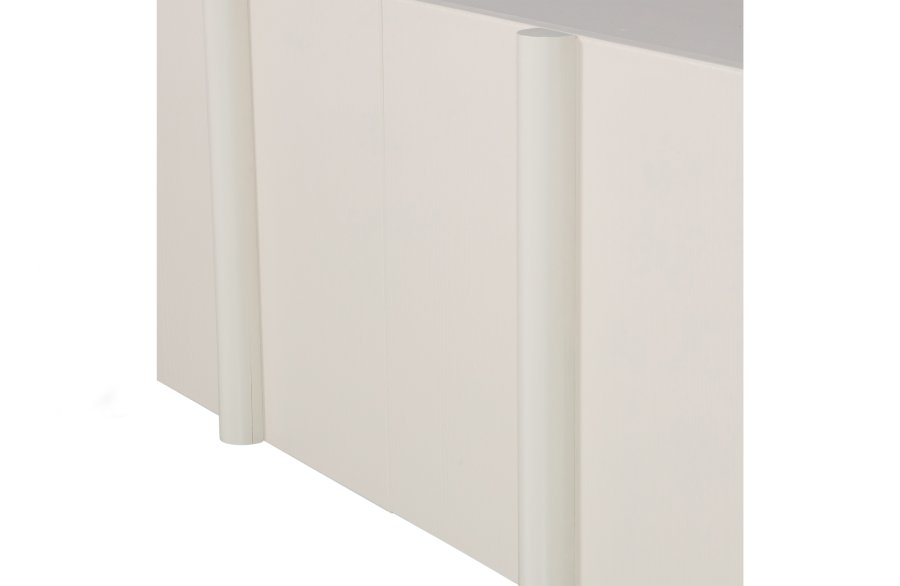 WOOOD EKSKLUSIVT Basu TV-bord, m. 3 drer og 2 hyller - dust furu (200x46)