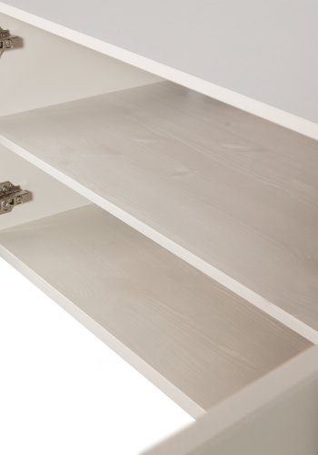 WOOOD EKSKLUSIVT Basu TV-bord, m. 3 drer og 2 hyller - dust furu (200x46)