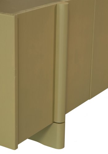 WOOOD EKSKLUSIVT Basu TV-bord, m. 3 drer og 2 hyller - mosefuru (200x46)