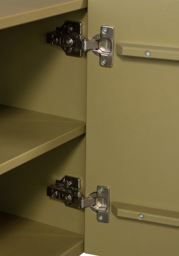 WOOOD EKSKLUSIVT Basu TV-bord, m. 3 drer og 2 hyller - mosefuru (200x46)