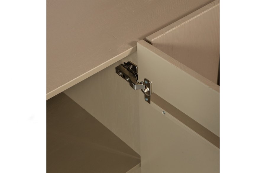 TRE EKSKLUSIV Basu skjenk, m. 3 drer og 2 hyller - gjrmefuru