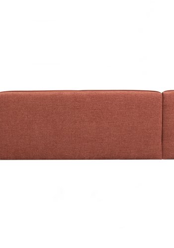 WOOOD EKSKLUSIV Polly sofa U-form, hyre - rosa polyester