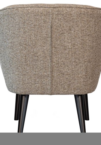 WOOOD Sara lenestol - naturlig melert stoff og bjrketre